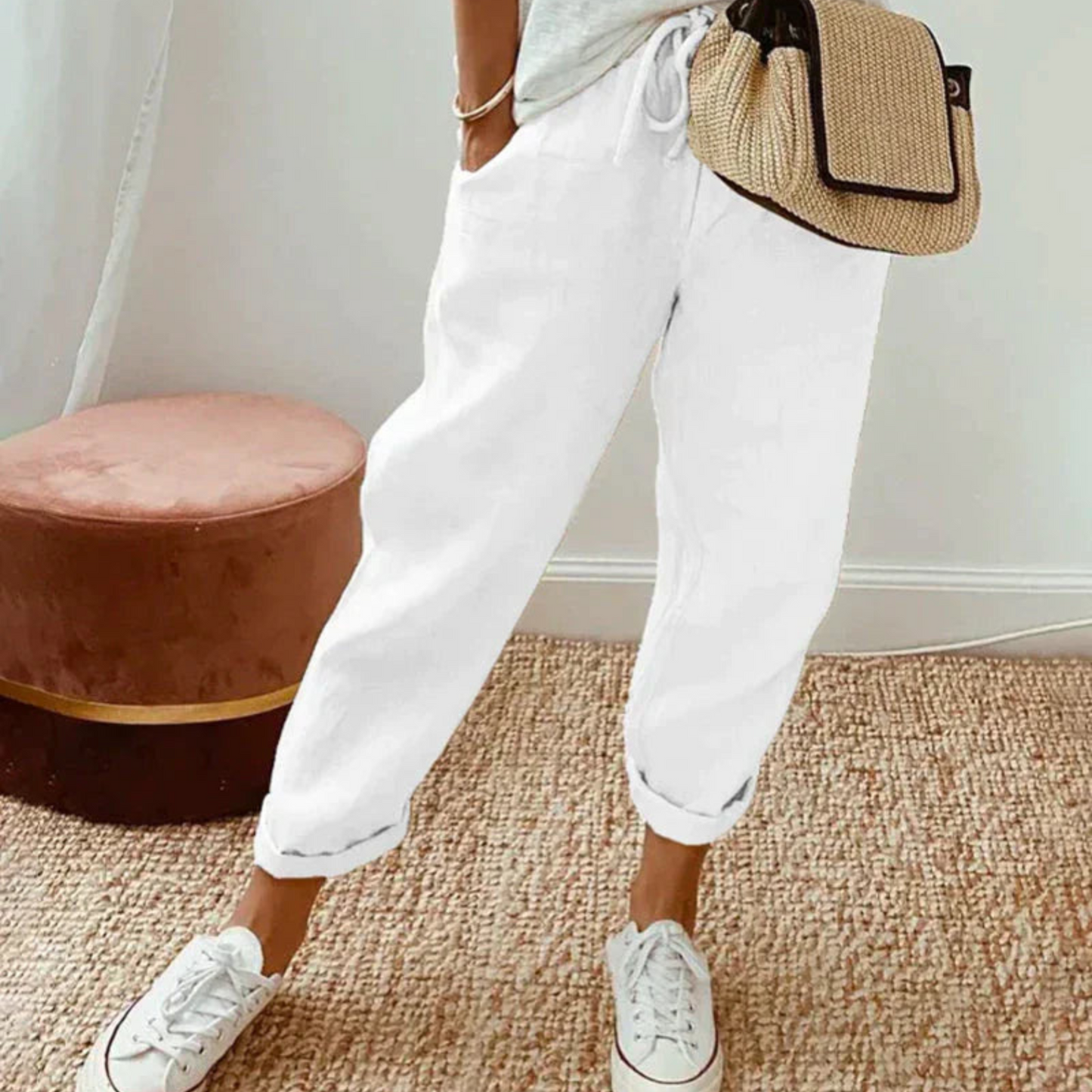 Pantalon Femme Slim Fit Élégant et Tendance