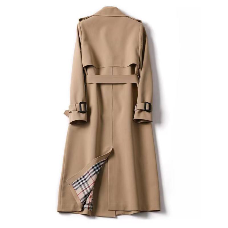 Trenchcoat Femme Classique Hiver avec Ceinture
