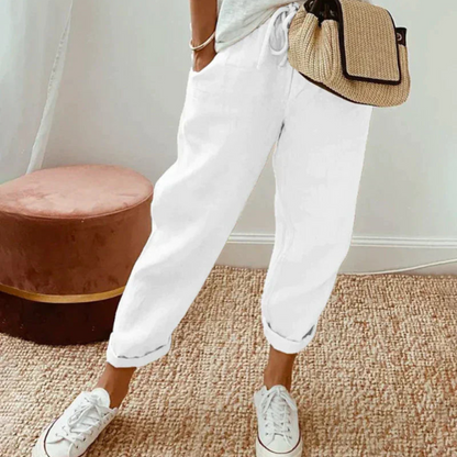 Pantalon Femme Élégant Taille Slim