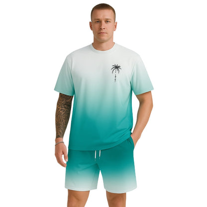 Ensemble Sport 2 Pièces T-shirt et Short Décontracté