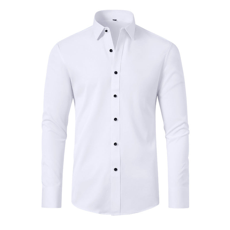 Chemise Homme Slim Fit Manches Longues Classique