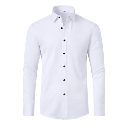 Chemise Homme Slim Fit Manches Longues Classique