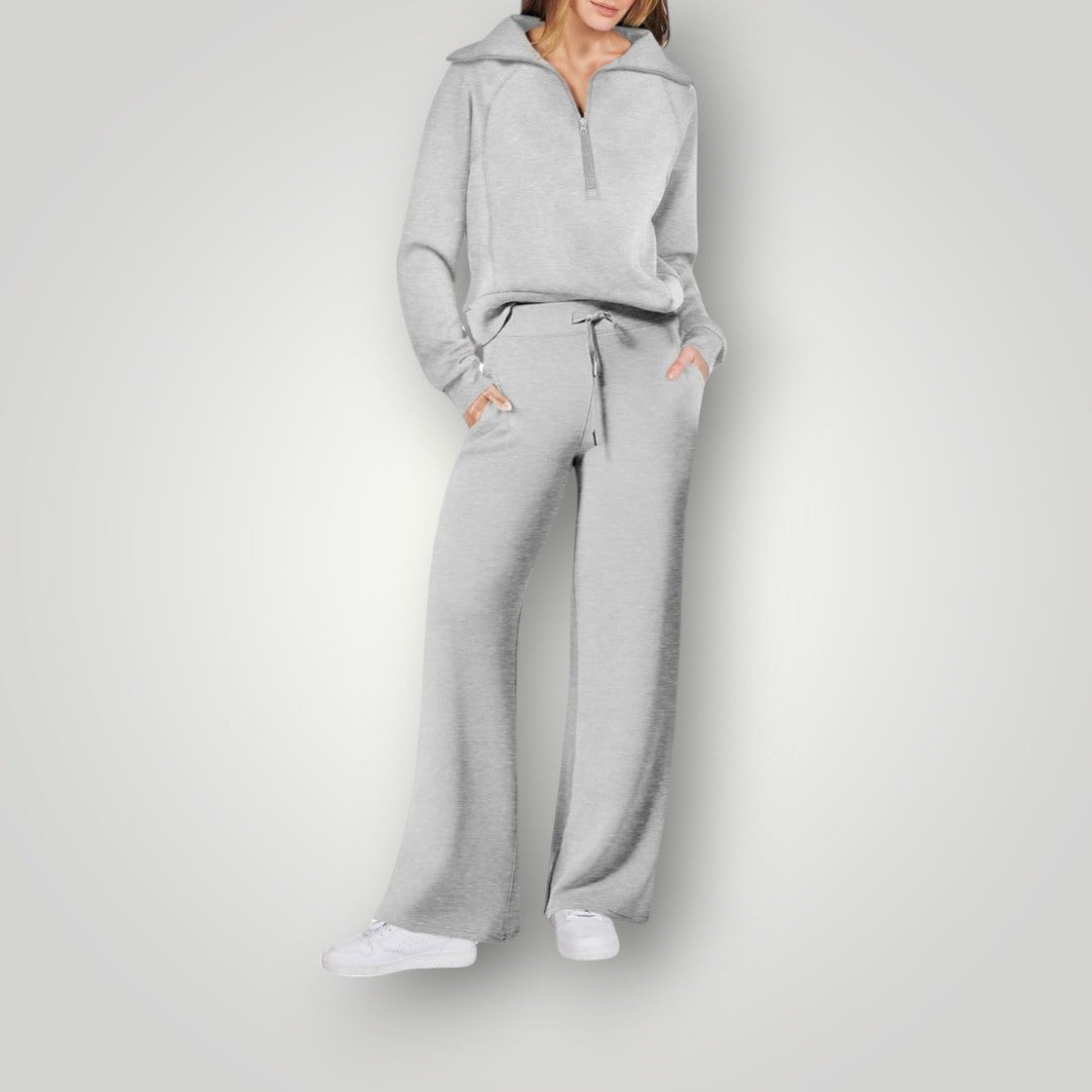 Tenue Décontractée 2 Pièces Femme - Ensemble Haut et Pantalon Confort
