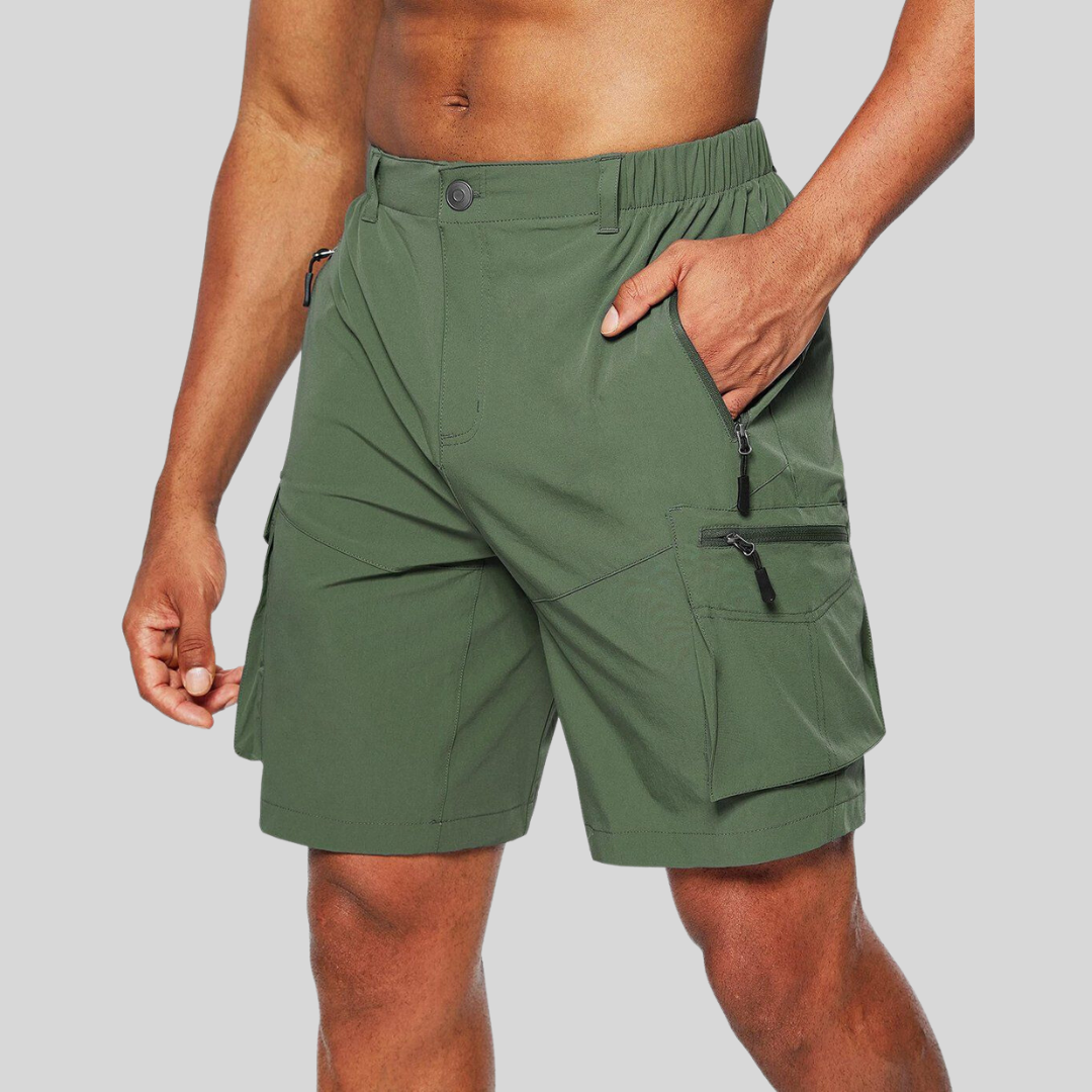 Short de randonnée homme imperméable pour plein air