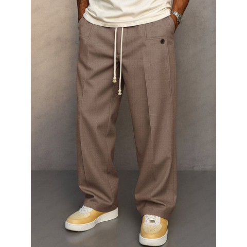 Pantalon homme casual taille large