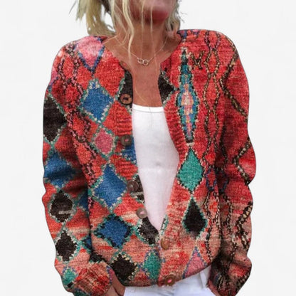 Cardigan Féminin Manches Longues à Boutons