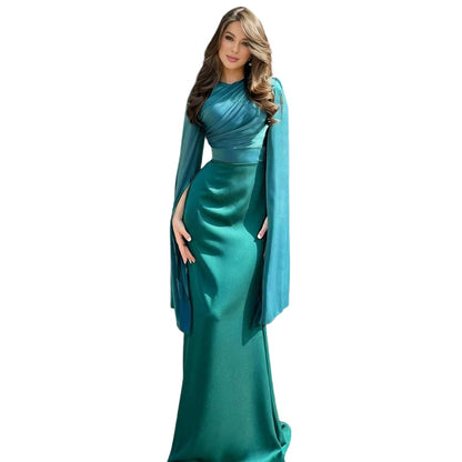 Robe Femme Longue Manches Longues Élégante