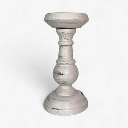 Bougeoir Bois Massif Design Rustique