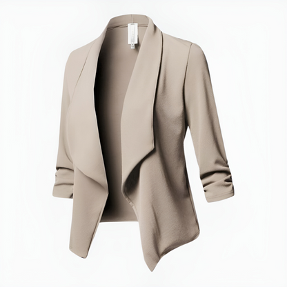 Blazer À Manches Longues Et Devant Ouvert Pour Femme | Habillé