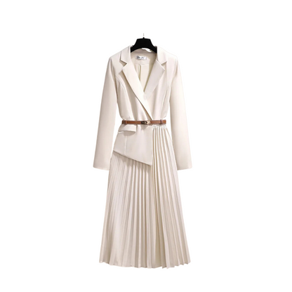 Robe Chic Plissée Manches Longues pour Femme - PanierRoyale