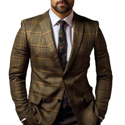 Costume Homme Carreaux Élégant et Raffiné