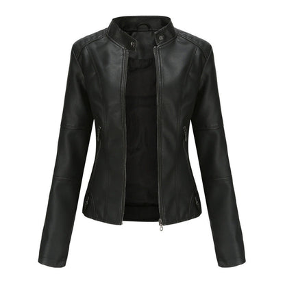 Veste Femme Élégante à Manches Longues avec Poches Fermeture Éclair