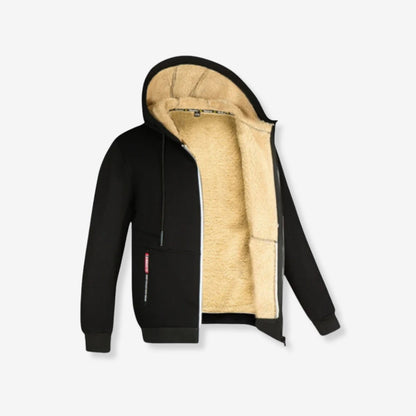 Sweat à capuche polaire doux et chaud pour homme