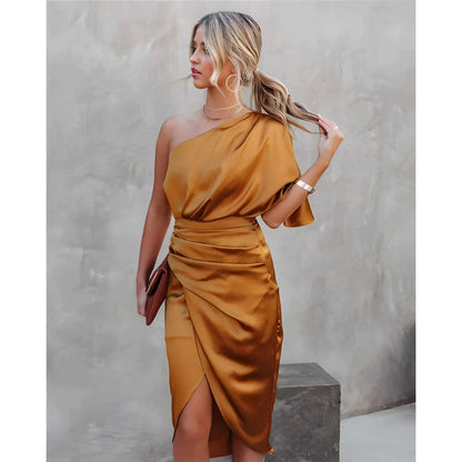 Robe Soirée Décolleté Profond pour Femme