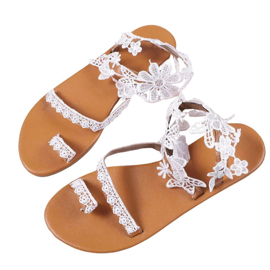 Sandales à talons plats pour femme confortables - PanierRoyale