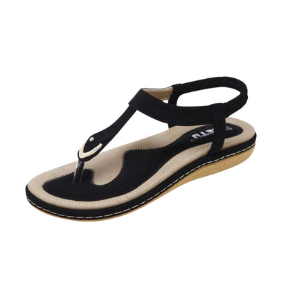 Sandales Confort Plates avec Système de Fermeture Réglable