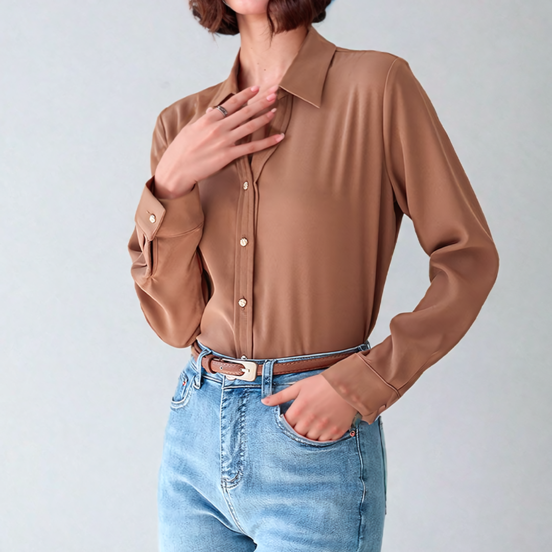 Chemise Femme Manches Longues Chic et Féminine