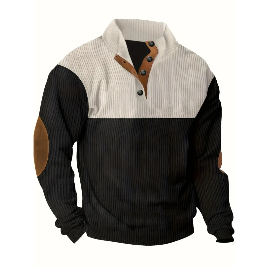 Pull Col Montant Homme Chaud Hivernal