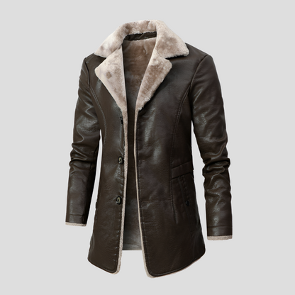 Veste D’Hiver En Cuir Pour Homme | Tendance
