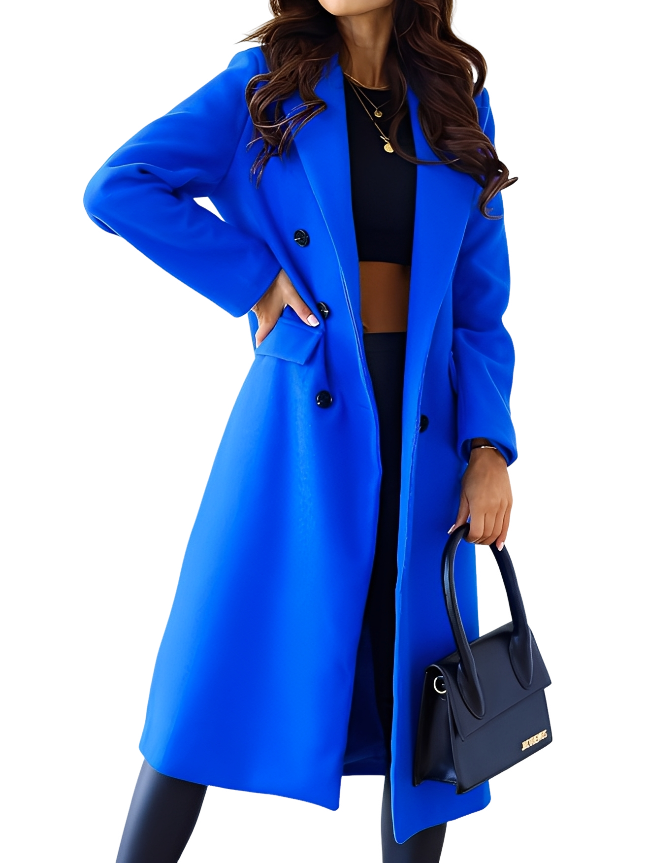Manteau Femme Hiver Chic - Veste Longue Douce et Chaude