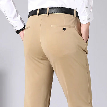 Pantalon Homme Élastique Taille Élégante