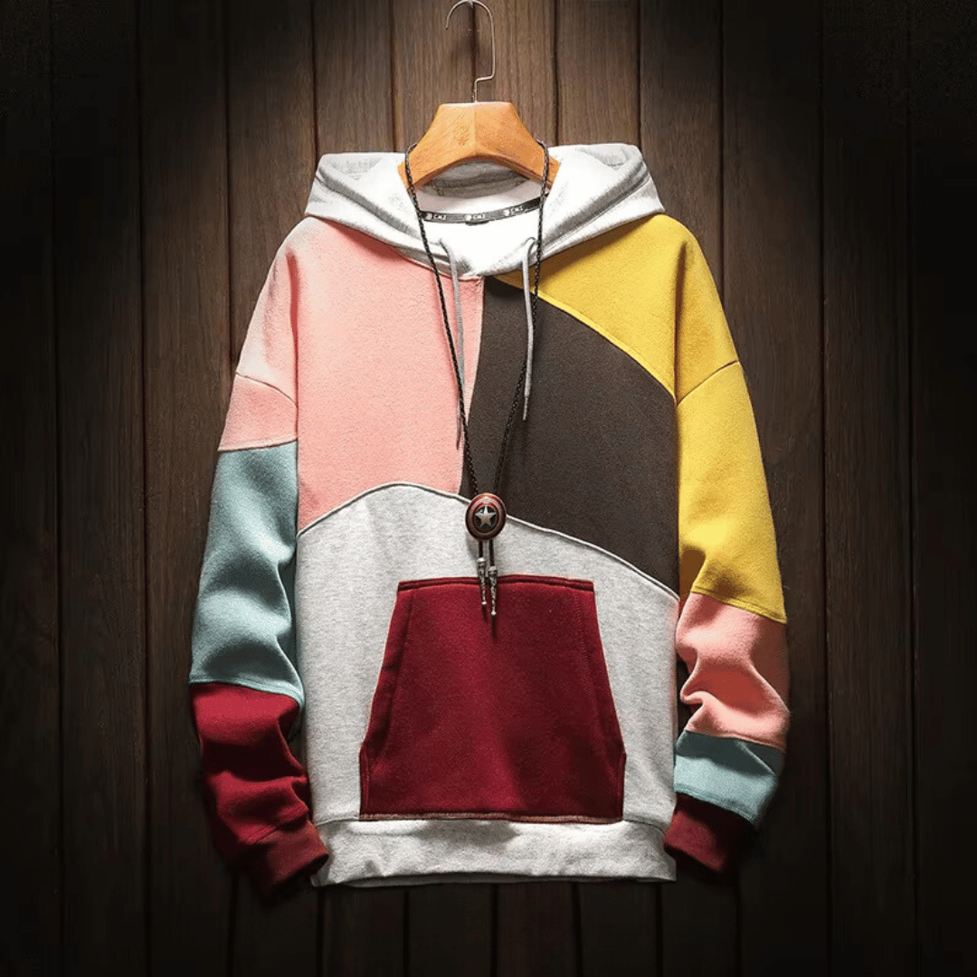 Sweat à Capuche Homme Hiver avec Manches Longues et Poche