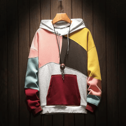 Sweat à Capuche Homme Hiver avec Manches Longues et Poche