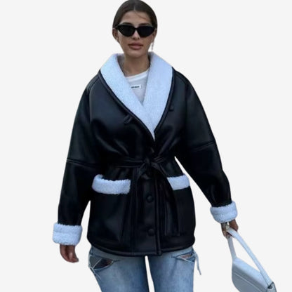 Manteau D'hiver Épais et Doux avec Capuchon et Poches - PanierRoyale