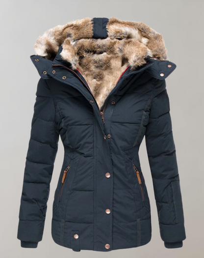 Manteau Femme Hiver Épais et Confortable avec Doublure Chaude