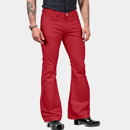 Pantalon Homme Blanc Relaxed Fit Casual