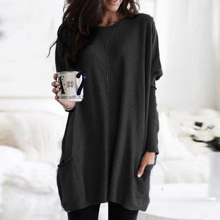 Pull Femme Grand Taille avec Poches pour Hiver - PanierRoyale