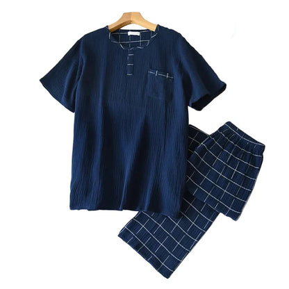 Pyjama Homme Doux et Chaud à Manches Longues