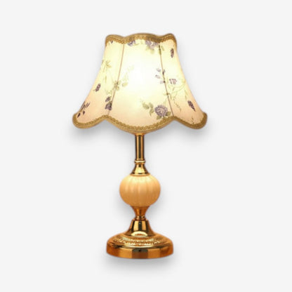 Lampe de Table Design Fleurs en Métal