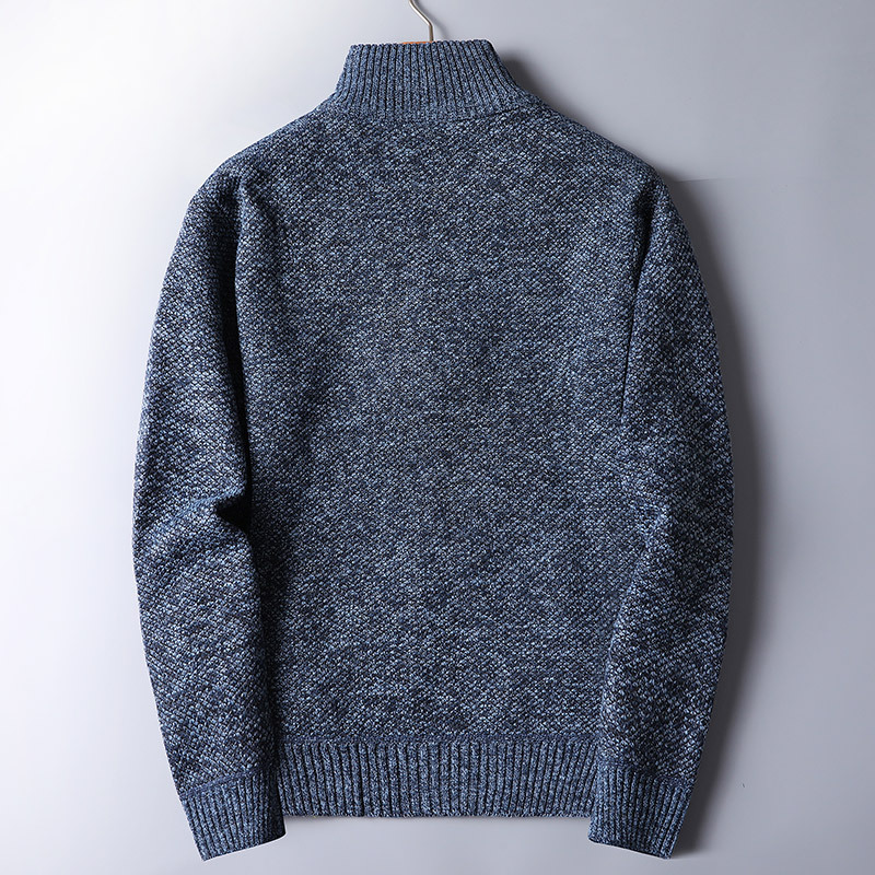 Pull Homme Molletonné à Fermeture Éclair