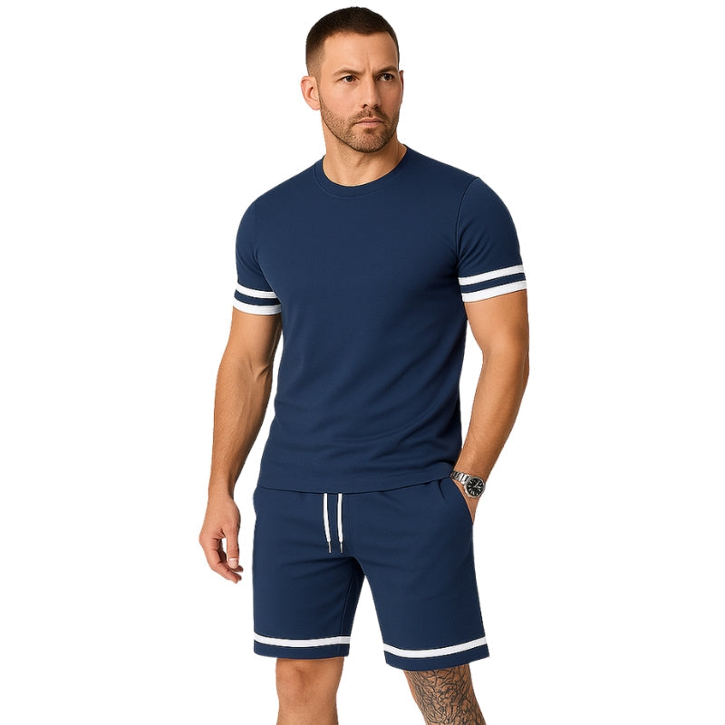 Tenue Sport Relaxante Homme T-shirt et Short de Sport