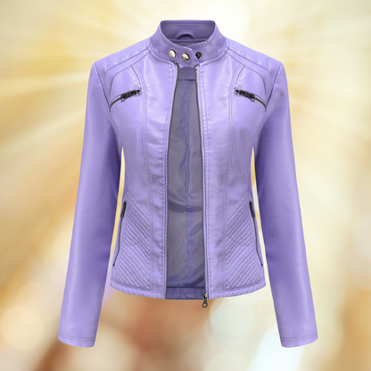 Blouson Cuir Femme Élégant et Confortable