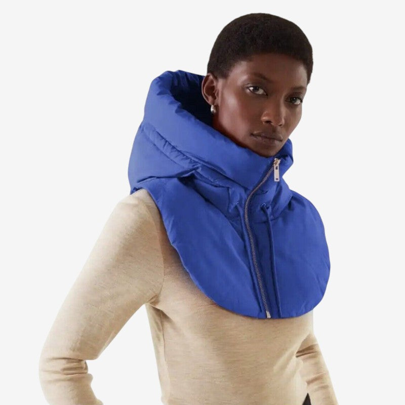 Cagoule femme à capuche zippée chaude et légère