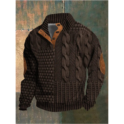 Pull Homme Hiver Laine Chaud et Confortable