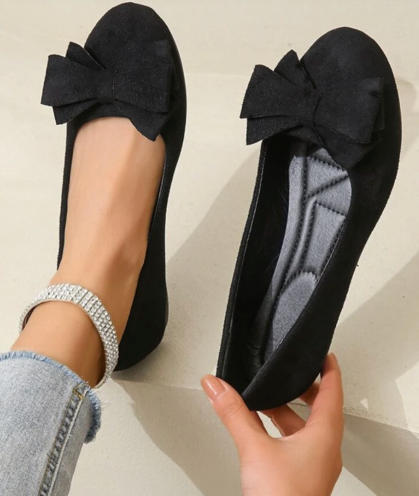 Ballerines Élégantes à Nœud, Confortables et Chic