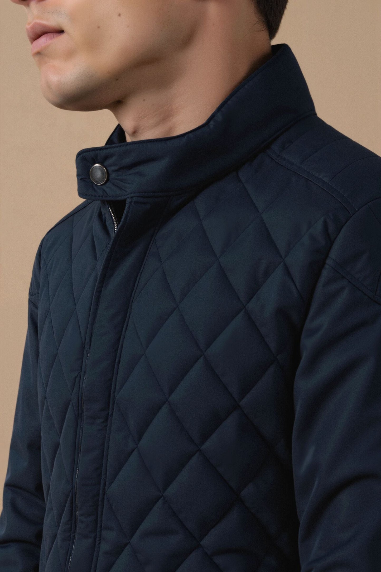Blouson Homme Élégant à Carreaux