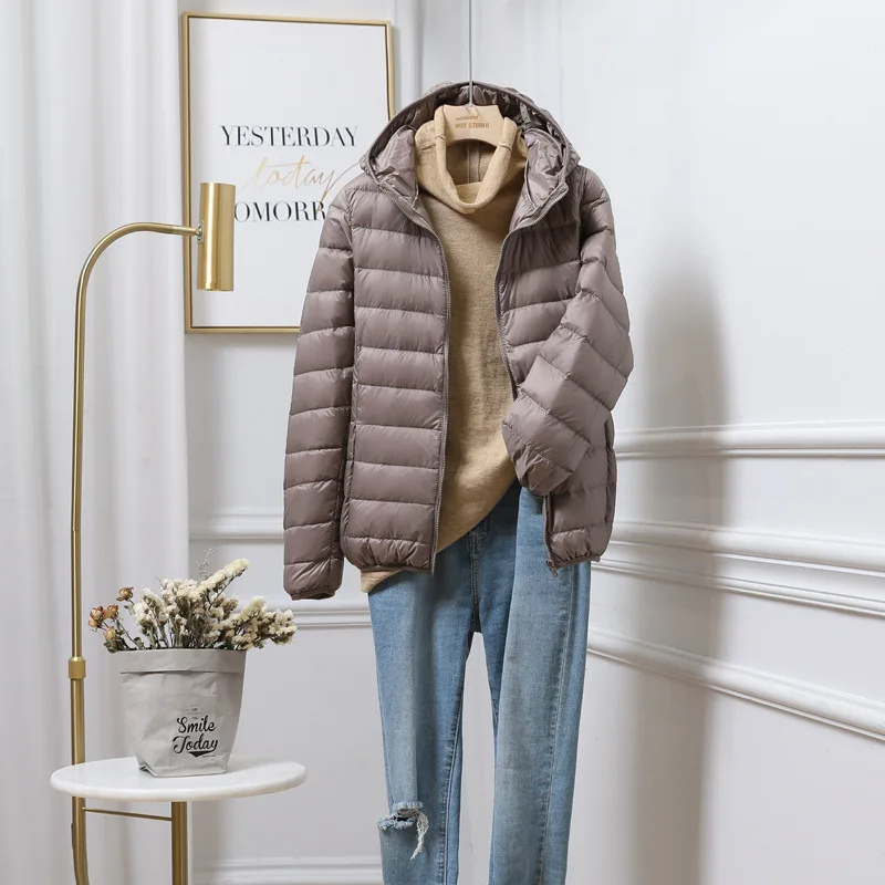 Parka Femme Hiver à Capuche et Fermeture Éclair