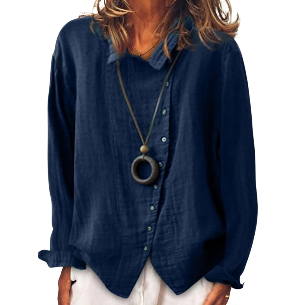 Chemise Femme Élégante à Manches Longues pour Tous les Jours