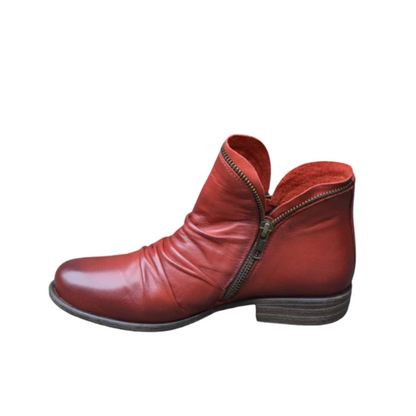 Bottines Femme à Talon Haut avec Fermeture Éclair ZIP