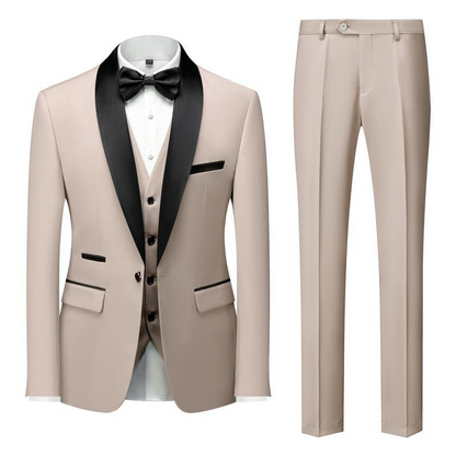 Costume Homme noir Élégant avec Nœud Papillon