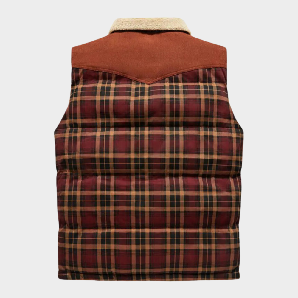 Gilet Homme Hiver Élégant et Chaud