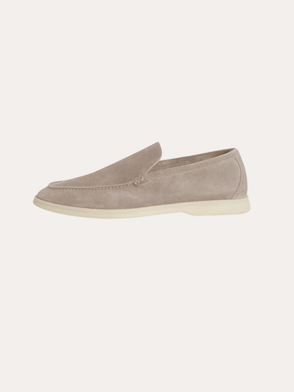 Mocassin Homme Cuir Beige Élégant