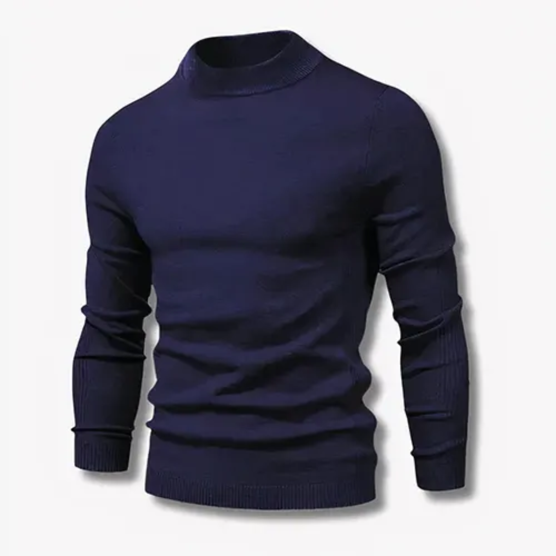 Pull à Col Roulé Chaud et Confortable Homme