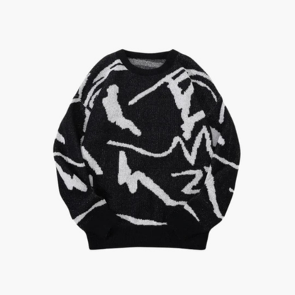 Pull Chaud Hiver en Laine Mélangée
