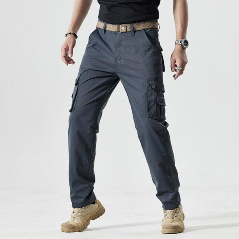 Pantalon Cargo Homme Noir Polaire Isolé