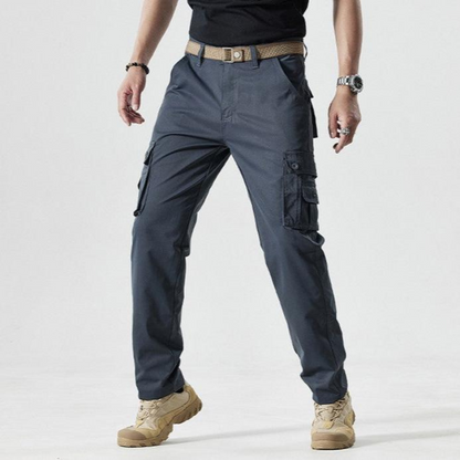 Pantalon Cargo Homme Noir Polaire Isolé